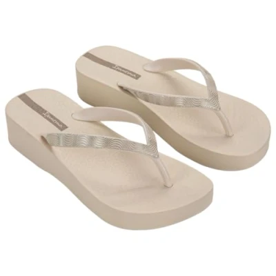 Afbeelding van Ipanema TONG À Enfiler PLAT Teenslippers, Dames, Maat: 38, Beige brown Kunststof