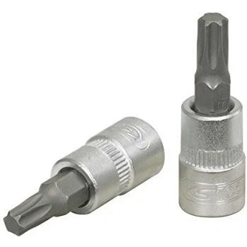 Afbeelding van KS TOOLS 911.1447 Steeksleutelelement DIN3120, ISO1174 T40 Chroom vanadium staal Torx gekarteld