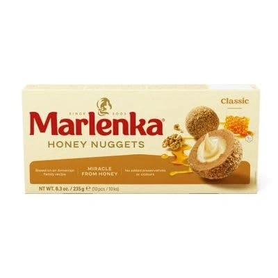Afbeelding van Marlenka Honingballen Delicious Honey Nuggets Bakballen met honing 10 ballen 235 g klassiek