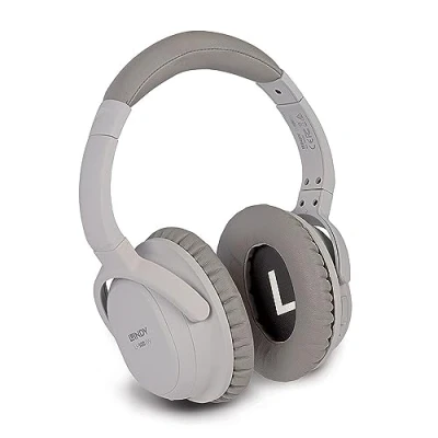 Afbeelding van LINDY LH500XW Over Ear koptelefoon HiFi Bluetooth Stereo Grijs Noise Cancelling