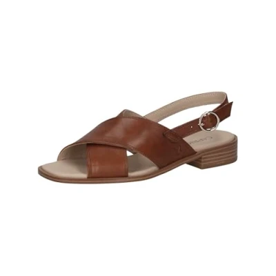 Afbeelding van Caprice Dames 9 28203 44 Sandaal met hak Dames, Nappa cognac., 39 EU