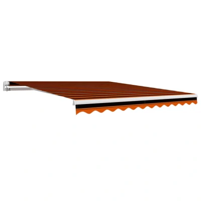 Afbeelding van Luifeldoek 300x250 cm canvas oranje en bruin