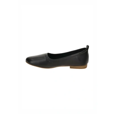 Afbeelding van Clarks Fawna Soft Ballerina&#039;s voor dames, Zwart leder, 42 EU