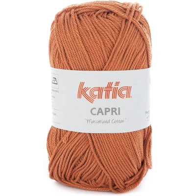 Afbeelding van Katia Capri kleur 167 Zalmoranje 50 gr. = 125 m. 100% katoen