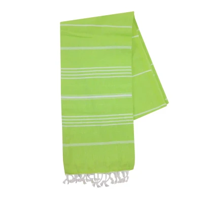 Afbeelding van The One Towelling badhanddoek 90X180 Lime/Wit