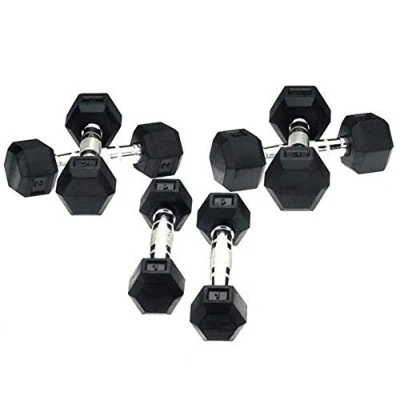 Afbeelding van Hexa Dumbbells Focus Fitness Set 2x 7 kg