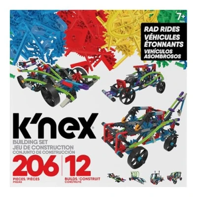 Afbeelding van K&#039;NEX Stoere en Snelle Auto&#039;s 12 modellen Bouwset
