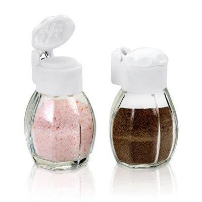 Afbeelding van Metaltex Peper En Zoutset 40 Ml Glas Transparant 2 delig