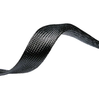 Afbeelding van HellermannTyton 170 00400 HEGPX40 PET BK Gevlochten slang Zwart Polyester 32 tot 70 mm 50 m