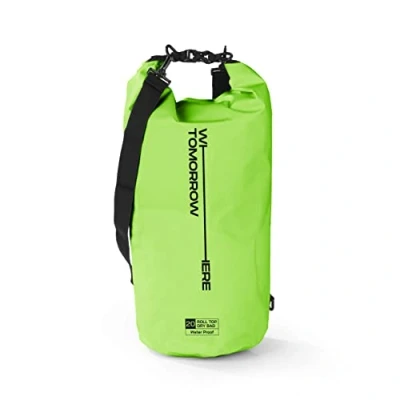 Afbeelding van Where Tomorrow PVC dry bag Style 02 20L groen