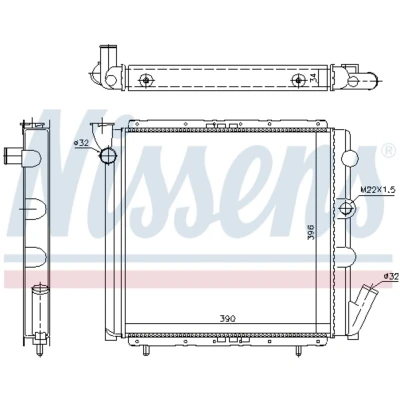 Afbeelding van Nissens Radiateur 63934A