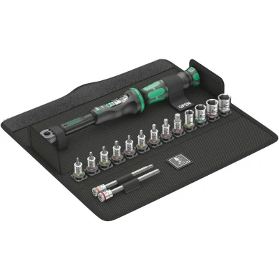 Afbeelding van Wera 05004180001 Bicycle Set Torque 1 16 delige Momentsleutelset in etui 2,5 25Nm 1/4&quot;