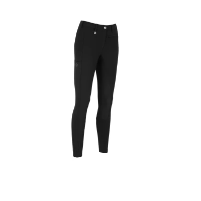 Image de Pikeur Pantalon d&#039;Équitation New Lugana McCrown Full Grip Midwaist Noir
