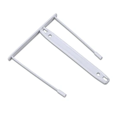 Afbeelding van OFFICER PRODUCTS OFFICE 50 stuks archiefbinders met clip, kleur: wit, E 8 cm perforatie, 100% gerecycled kunststof, onbreekbaar