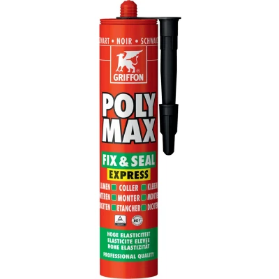 Afbeelding van Griffon polymax fix seal express 425 gr, zwart