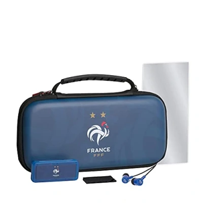 Afbeelding van Konix FFF Gaming accessoireset, starterset voor Nintendo Switch, hoes, opbergdoos games, displaybescherming, hoofdtelefoon