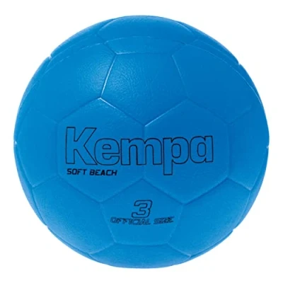 Afbeelding van KEMPA Soft Beach Handbal Bal Fluo Blue Maat 3