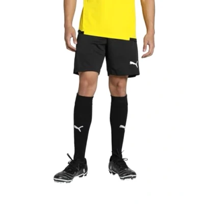 Afbeelding van Sportbroek PUMA Men teamGOAL Training Short Black White Flat Dark Gray S