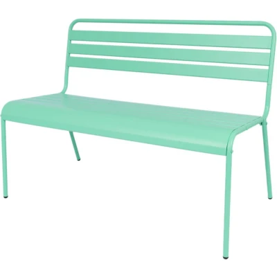Afbeelding van MaximaVida metalen tuinbank Max 120 cm cactus