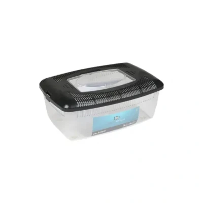 Afbeelding van Aqua Della Draagtas Vissen Pet Keeper Dierenbox Low L 39x25x16,5cm Zwart 1st