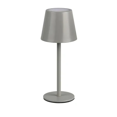 Afbeelding van REALITY DIAZ Tafellamp Ultiem grijs incl. 1x SMD 1,6 W 4 stappen TOUCH Traploos instelbare lichtkleur USB aansluiting Oplaadbaar Snoerloos