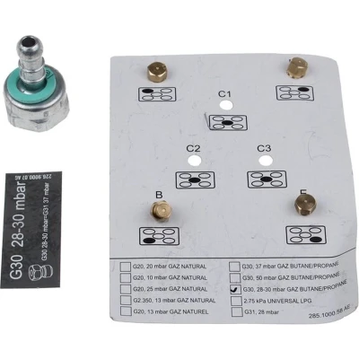 Afbeelding van Beko Kit gicleurs gaz butane / propane g30 4431100184