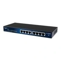 Afbeelding van Allnet Schakelaar ALL SG8208M (8 Havens), Netwerkschakelaar, Zwart