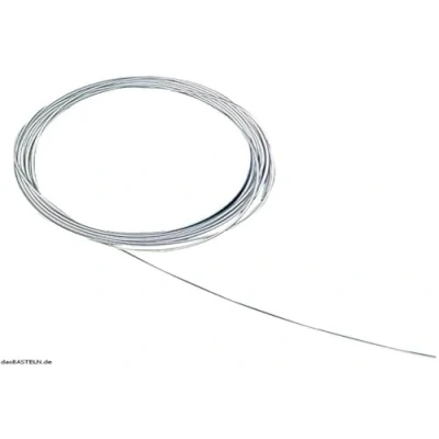 Afbeelding van Rayher Bijoux draad, 0,5 mm, nikkelvrij, mat, in blisterverpakking. 2 m, kunststo