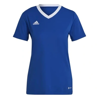 Afbeelding van adidas Performance Entrada 22 Voetbalshirt Dames Blauw 2XL