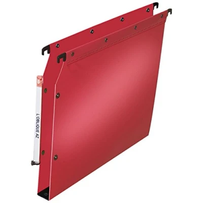 Afbeelding van Elba Ultimate PP hangmappen, van polypropyleen, ondoorzichtig, voor kast, bodem 50 mm, rood, 10 stuks