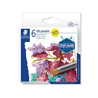 Afbeelding van oliepastelkrijt 11 mm set 6 st DJ metallic colours