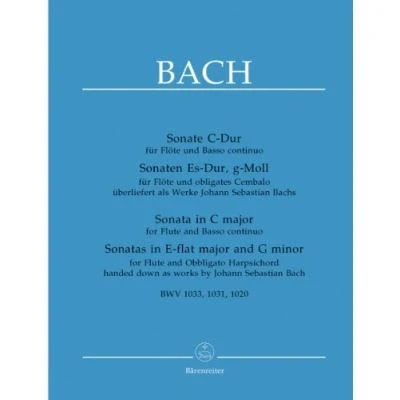 Image de 3 SONATES BWV1033/BWV1031/BWV1020
