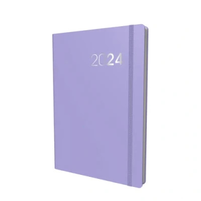 Afbeelding van Collins Legacy CL53.55 24 Agenda semainier A5 de janvier à décembre 2024 avec vue hebdomadaire Lilas