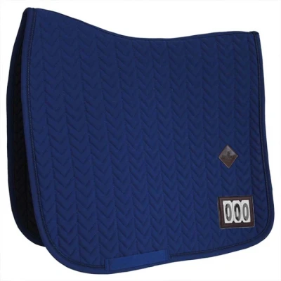 Afbeelding van Kentucky Zadeldekje Fishbone Dressuur Navy Full