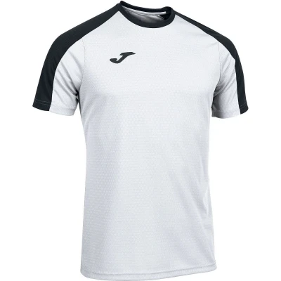 Afbeelding van Joma Eco Championship Shirt Korte Mouw Heren Wit / Zwart Maat: M
