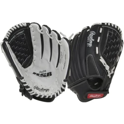 Afbeelding van Rawlings Honkbal MLB RSB125GB Softbal Handschoen Zwart/Grijs 12,5 inch