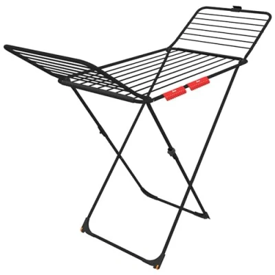 Afbeelding van Vouwbare Waslijn Vileda Extra Black 174090 174 x 56 116 cm