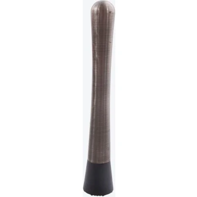 Afbeelding van Point Virgule Cocktail Stamper Uit Rvs Metallic Zwart
