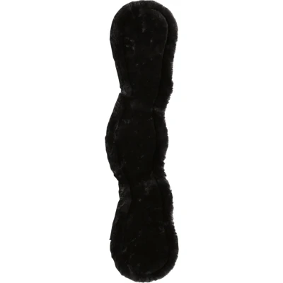 Afbeelding van Anatomische cover Korte Singel wol/bont zwart 60 cm