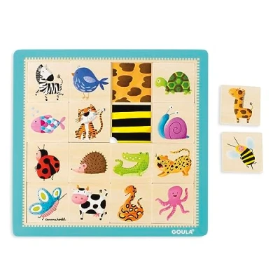 Afbeelding van Goula 53042 puzzel texturen (28 x 28 cm), meerkleurig