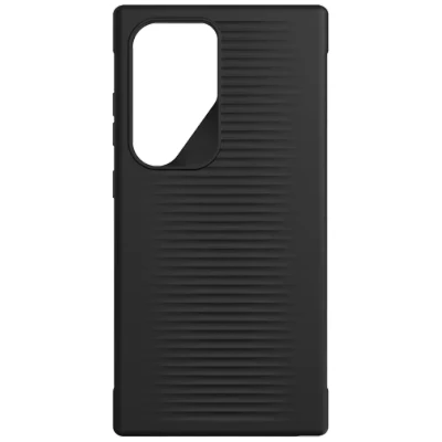 Image de Coque Samsung Galaxy S24 Ultra Silicones et TPU (doux) ZAGG silicone/Coque Étui téléphone Noir Shockproof