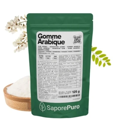 Image de Saporepuro Gomme Arabique en poudre 125 gr