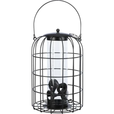 Afbeelding van Trixie Voerdispenser Met Gaasbescherming Zwart 26X17X17 CM
