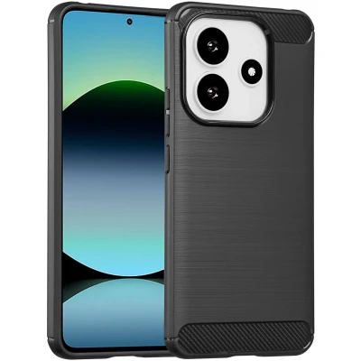 Afbeelding van imoshion Brushed Backcover voor de Xiaomi Redmi Note 14 (4G) Zwart