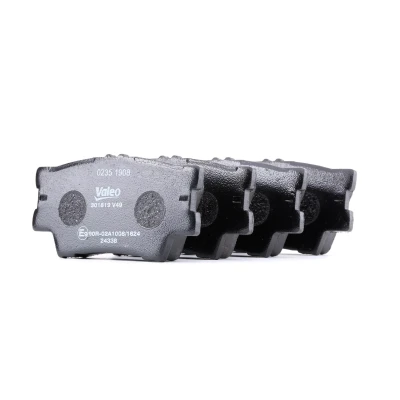 Afbeelding van VALEO 301819 Remblokkenset FIRST Achteras Excl. slijtage waarschuwingscontact Zonder anti kreukplaat TOYOTA: RAV4 III Off Road, IV Road