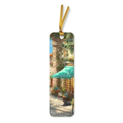 Afbeelding van Flame Tree Bookmarks Thomas Kinkade Studios: Italian Café (pack of 10)
