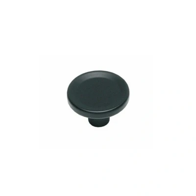 Afbeelding van Intersteel meubelknop rond groot ø 44 mm mat zwart