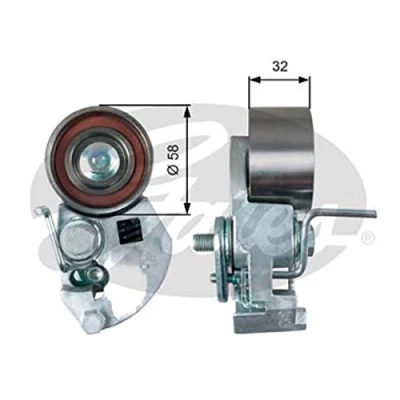 Afbeelding van Gates Spanrol distributieriem T43133