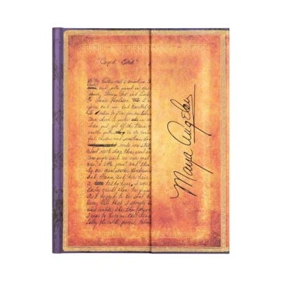 Afbeelding van Notitieboek Paperblanks Angelou, I Know Why the Caged Bird Sings Ultra Wrap Gelinieerd