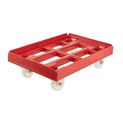 Afbeelding van Transportkar 61x41x19 300 Kg Rolf Rood Keeeper 10877